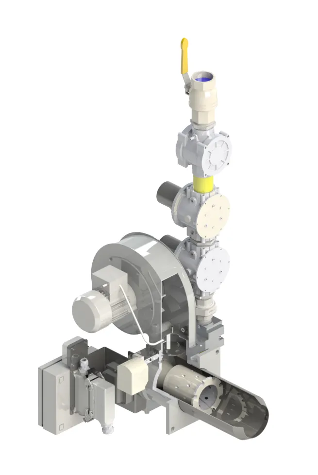 GBP packaged burner with pre-wired ratio-controlled gas train